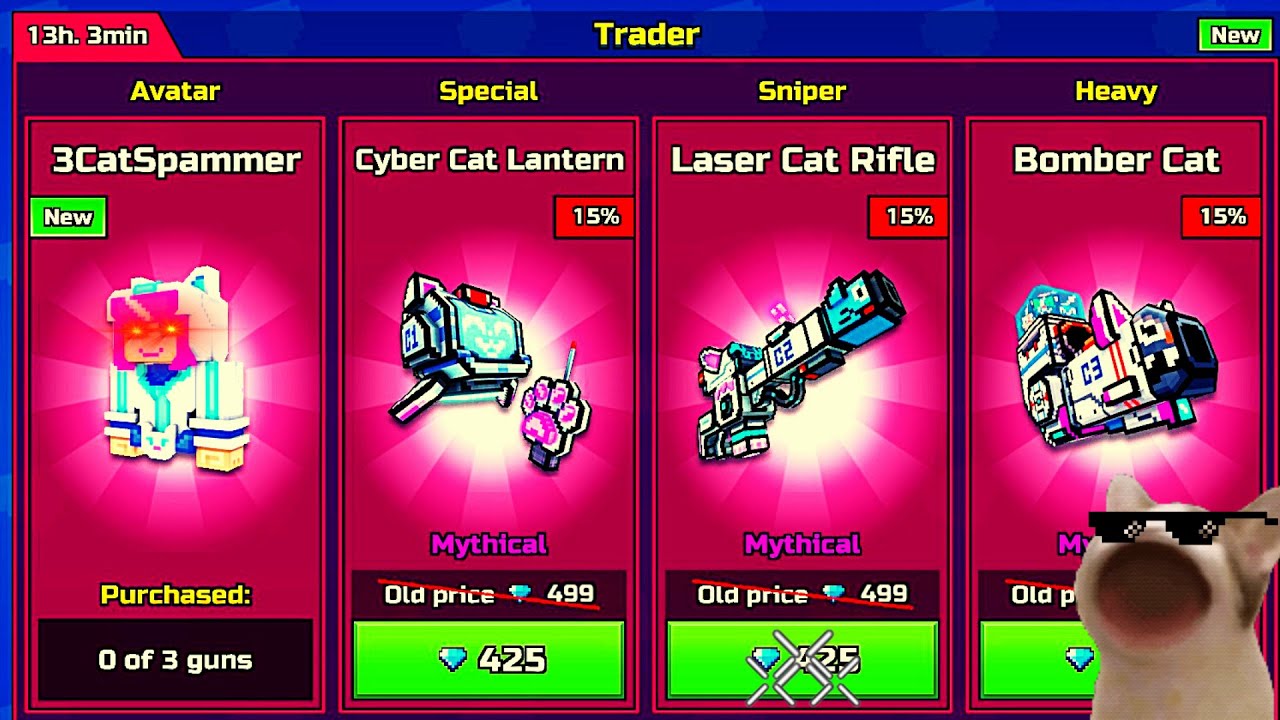 Pointless Video of Me Buying Laser Cat Rifle PG3D YouTube