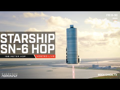 Watch SpaceX hop Starship SN-6!