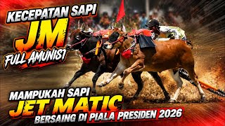 Uji kecepatan sapi JET MATIC menjelang seleksi Piala Presiden
