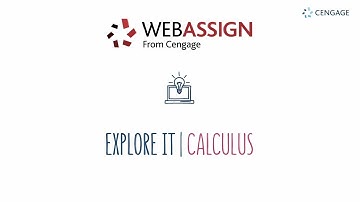 WebAssign for Calculus – Explore It Simulations