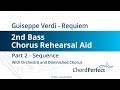 Verdis requiem part 2  sequence  2nd bass chorus rehearsal aid