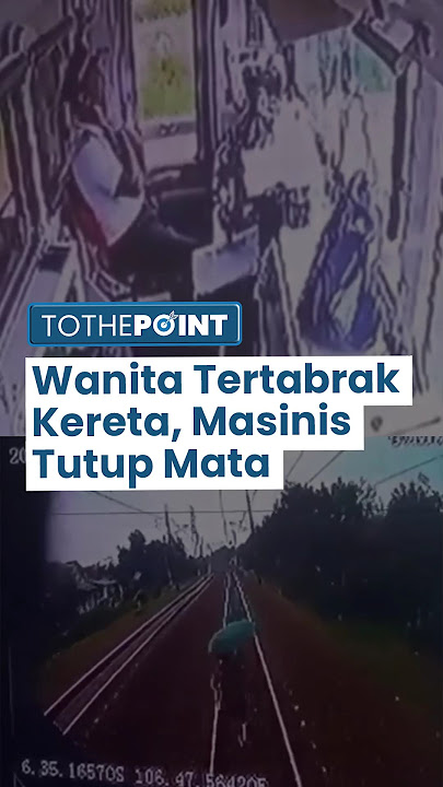 Viral Detik-detik Wanita Tertabrak Kereta Commuter Line di Bogor, Masinis hanya Bisa Tutup Mata