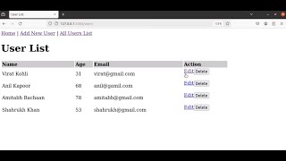 Node.js and MongoDB insert, read , update and delete operations