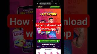 How to download Winzo | Winzo app | Winzo app se paise kaise kamaye | Winzo download #shorts screenshot 4