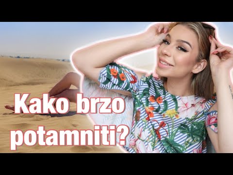 Video: Kako brže i tamnije pocrniti vani?