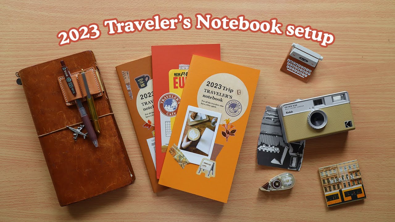 2023 Traveler's Notebook Setup 📔 Monthly & Weekly Vertical | Abbey Sy