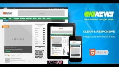 Preview BigNews - Responsive WordPress News,Magazine,Blog