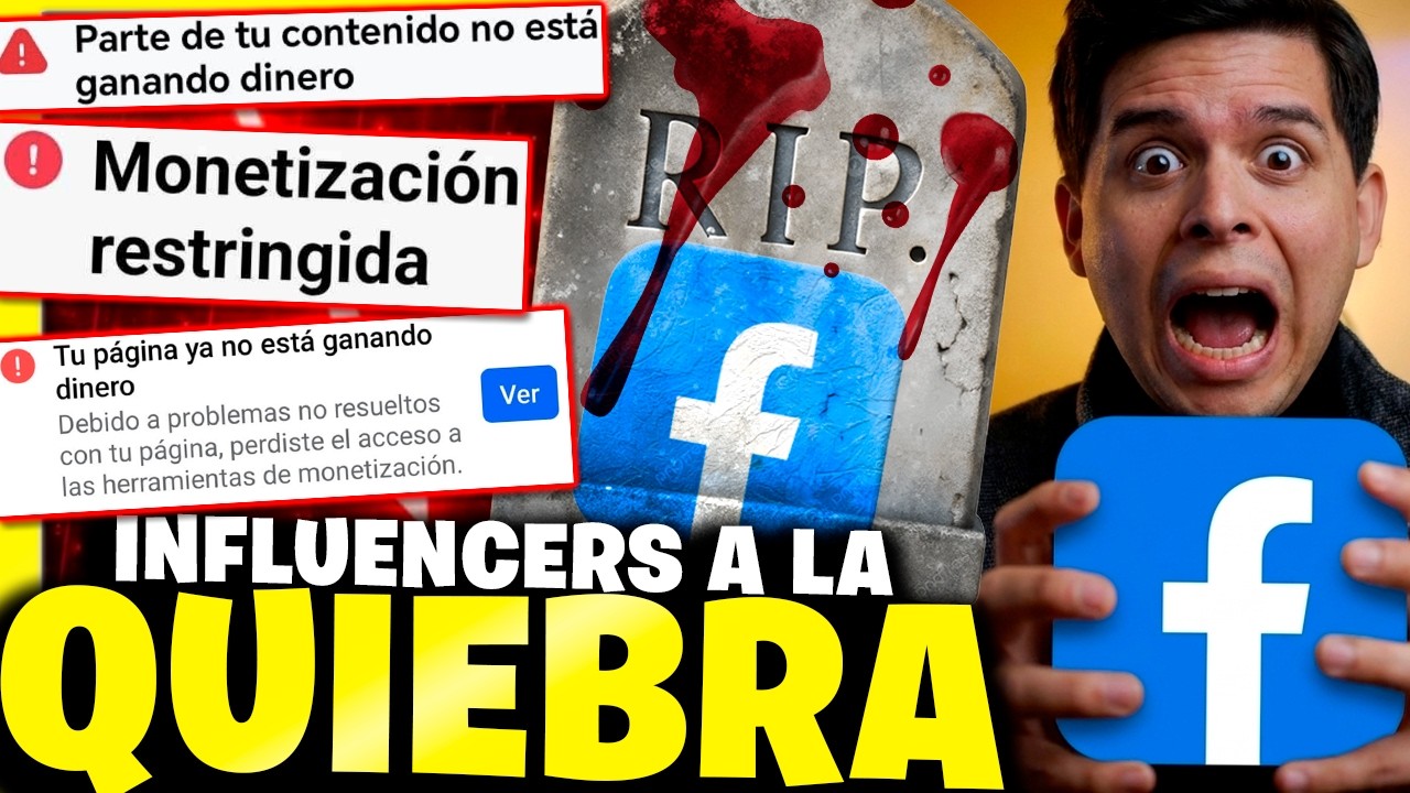 Facebook está DESMONETIZANDO y ELIMINANDO Creadores de Forma Masiva ❌