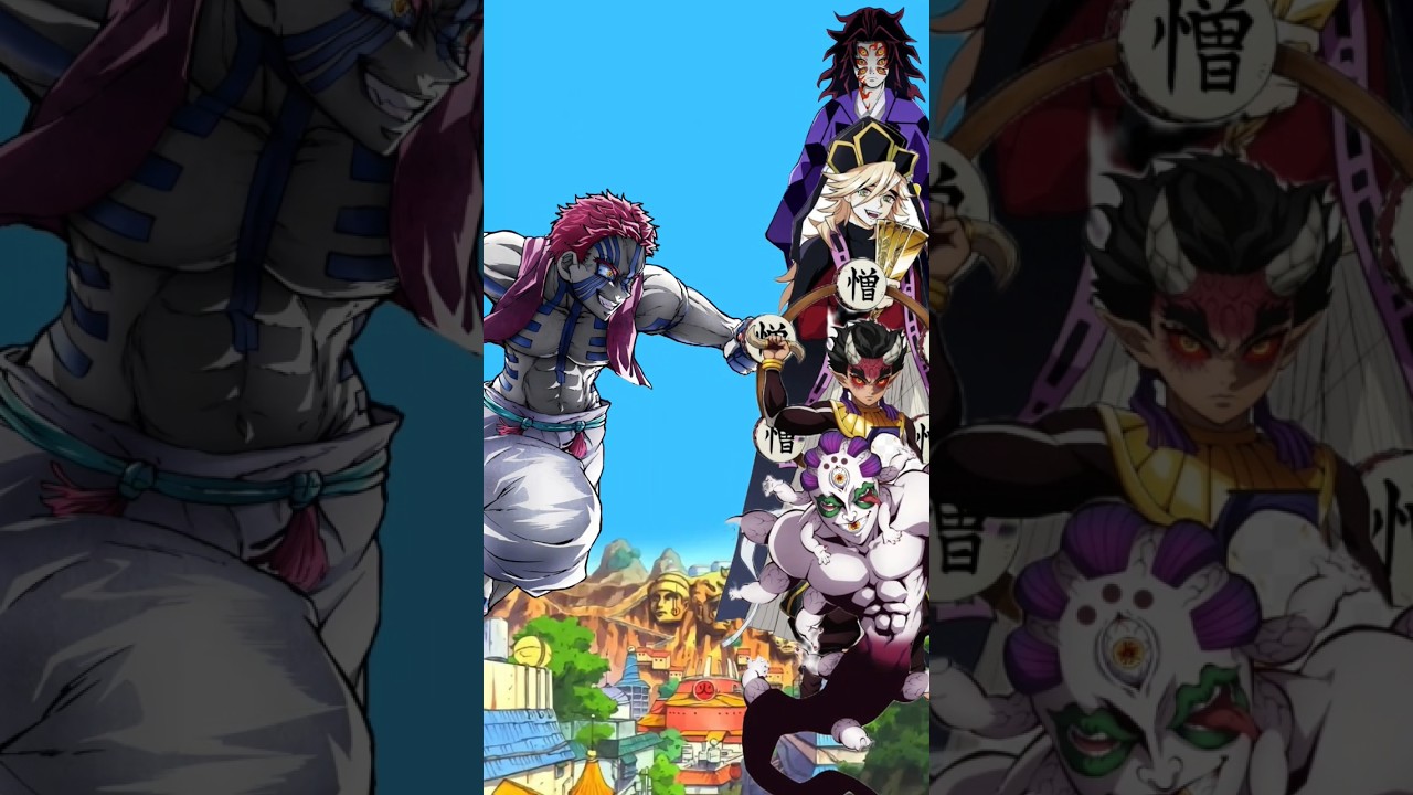 Akaza vs All Demons | 