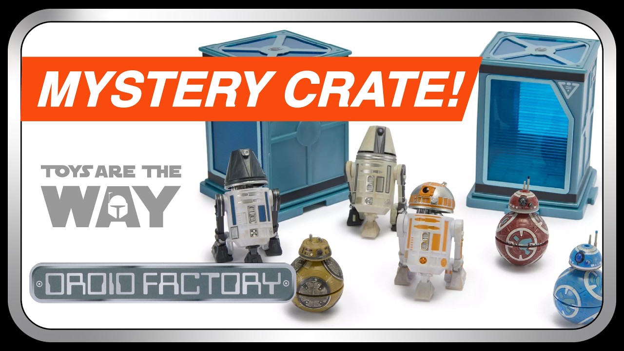 k*5様 Star Wars Droid Factory BOX DROIDS WHAT DID I GET? Star Wars Disney Droid Factory Mystery Crate Set