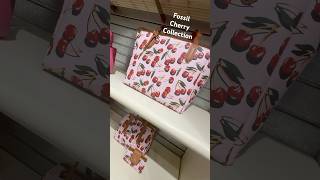 FOSSIL CHERRY COLLECTION CHERRY SYDNEY SATCHEL CHERRIES TOTE BAG WALLET FOSSIL PREMIUM OUTLET STORE