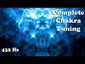 (POWERFUL 432 Hz) COMPLETE CHAKRA Activation and Balancing (1:41 meditation)