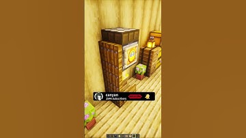 Minecraft Working Clock #minecraft #minecraftbuild