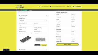 Buy A Beam - How to order a Flitch Plate