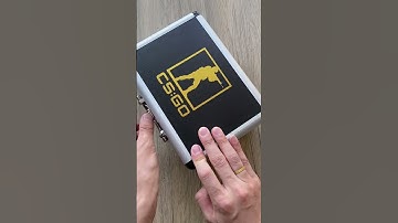 Csgo Steel Blue Skin Karambit And Balisong Trainer & Gift Box  #csgoclips #unboxing#csgoskins