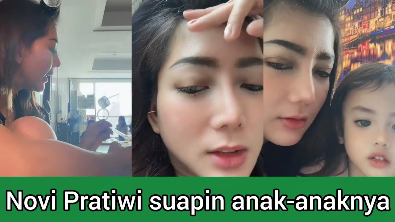 Novi Pratiwi lucu banget bersama para anak asuhnya