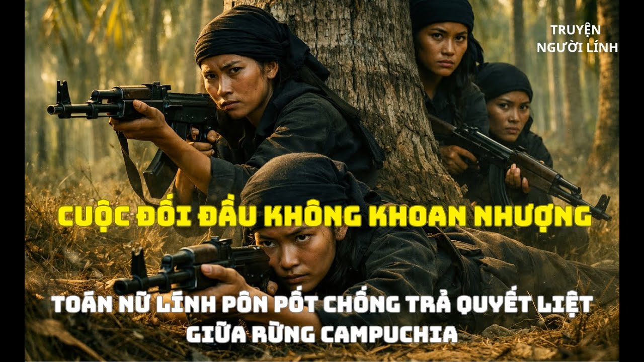 Toán Nữ Lính Pôn Pốt Chống Trả Quyết Liệt Giữa Rừng Campuchia  Hồi Ký Chiến Trường K|Lính Thời Chiến