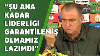 Galatasaray-Marsilya maçı sonrası Fatih Terim'den açıklamalar