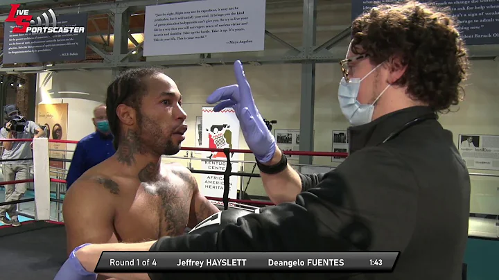 Fight 1:  Deangelo Fuentes vs Jeffrey Hayslett