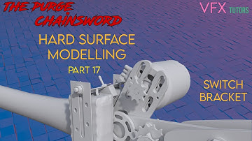 Hard Surface Modelling in Maya - Part 17 - Switch Bracket