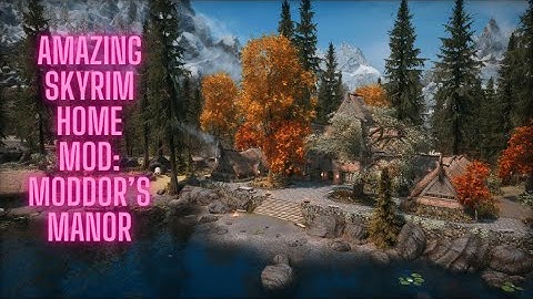 One of my favorite Skyrim house mods, Moddor