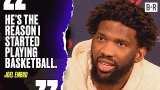 Joel Embiid on Scoring 70 on the Anniversary of Kobe Bryant's 81-Point Game