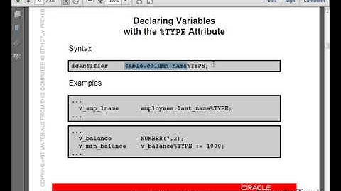 Beginner to Expert PL/SQL 11g Tutorial in Bangla: Fundamentals Lesson#2 Part#4 | %Type Attribute