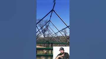 Thumbnail of DIY Idea: Using Wood and EMT Conduit to create a Greenhouse! #Shorts