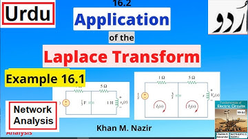 (Urdu/Hindi)ENA | Example 16.1| Application of Laplace Transform| Zero Initial Conditions|| S domain