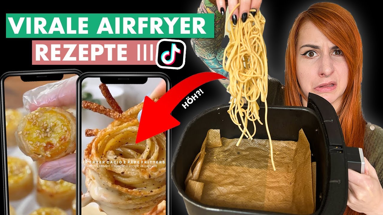 Ich teste NEUE virale Airfryer Rezepte von TikTok (HÖH?!)