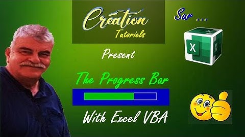 Excel VBA Tutorial  - The Progress Bar
