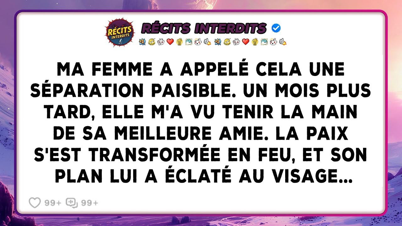 Ma Femme Appelait Cela Une Séparation Paisible... Jusqu'à Ce Qu'elle Voie Qui Marchait À Mes Côtés