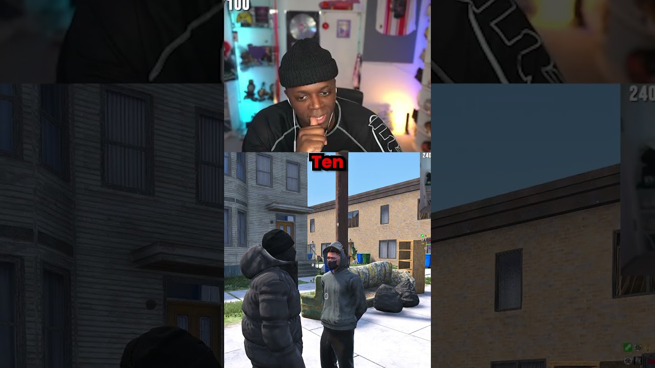 Met a 2-brain-cell player in GTA RP... #funny #gaming #gtarp