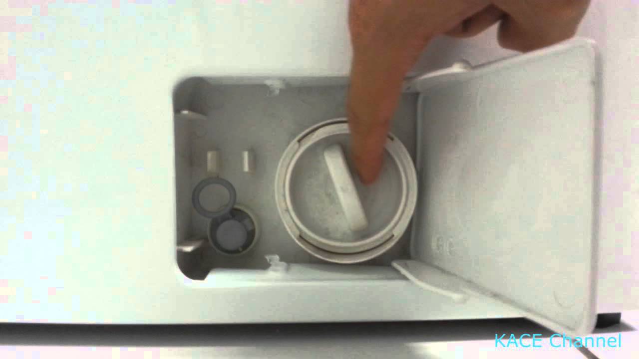 Как открыть фильтр стиральной машинки