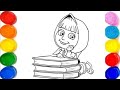 MASHA Drawing, Painting   Coloring For Kids and Toddlers  Child Art1080p1