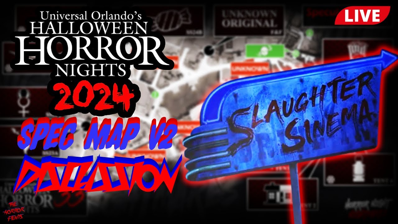 Second HALLOWEEN HORROR NIGHTS 2024 Speculation Map DECODED