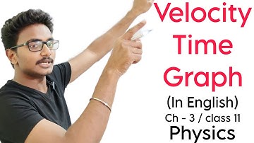 Velocity - Time Graph || Motion in a straight line || Class 11 physics || chapter-3
