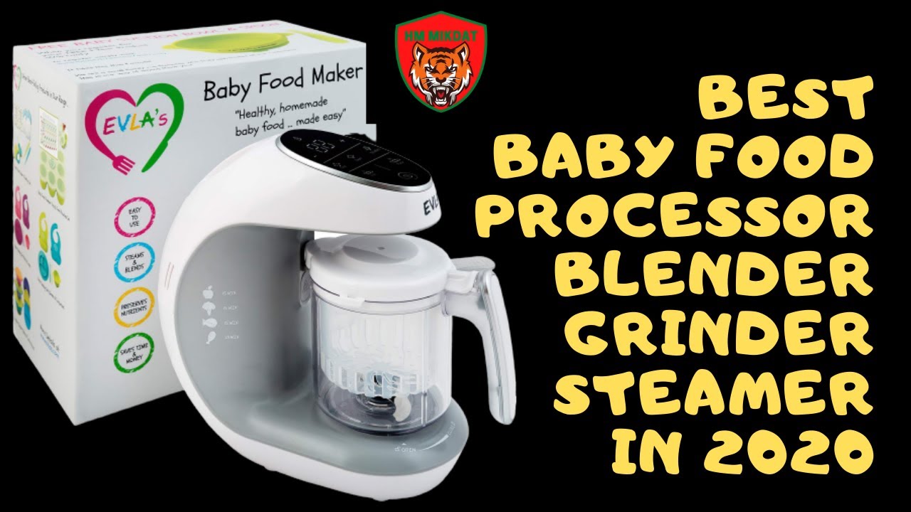 Baby Food Processor Blender Grinder Steamer Top Baby Food Maker