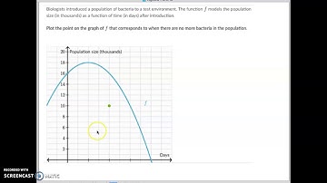 Interpret parabolas in context