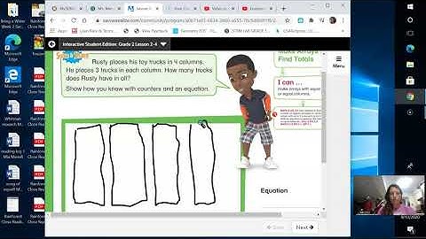 Envision Lesson 2-4 Make Arrays to Find Totals