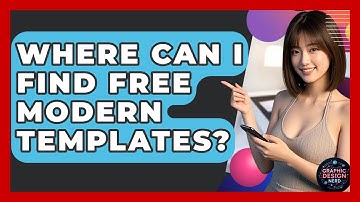 Where Can I Find Free Modern Templates? - Graphic Design Nerd