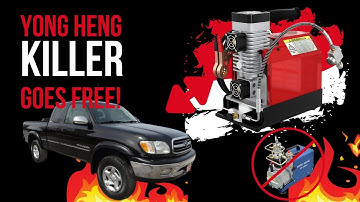 The Yong Heng killer goes free! GX CS2 Toyota Tundra pick up portable PCP compressor