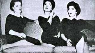 The Bonnie Sisters - Cry Baby (1956)