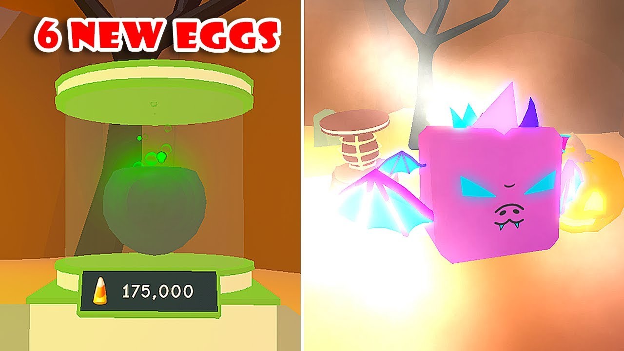 New Halloween Event Update 6 New Eggs Pets In Bubble Gum Simulator Roblox By Imonster - roblox bubble gum simulator halloween update