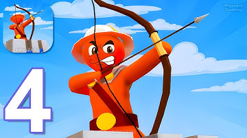 Castle Guardian - Gameplay Walkthrough Part 4 Stickman Castle Tower Defense Archer (iOS,Android)