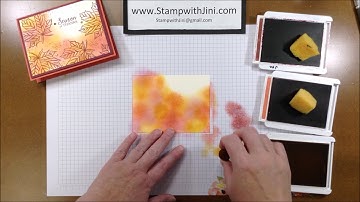 Stamp with Jini GATHER TOGETHER THANK YOU CARD TUTORIAL by Jini Merck