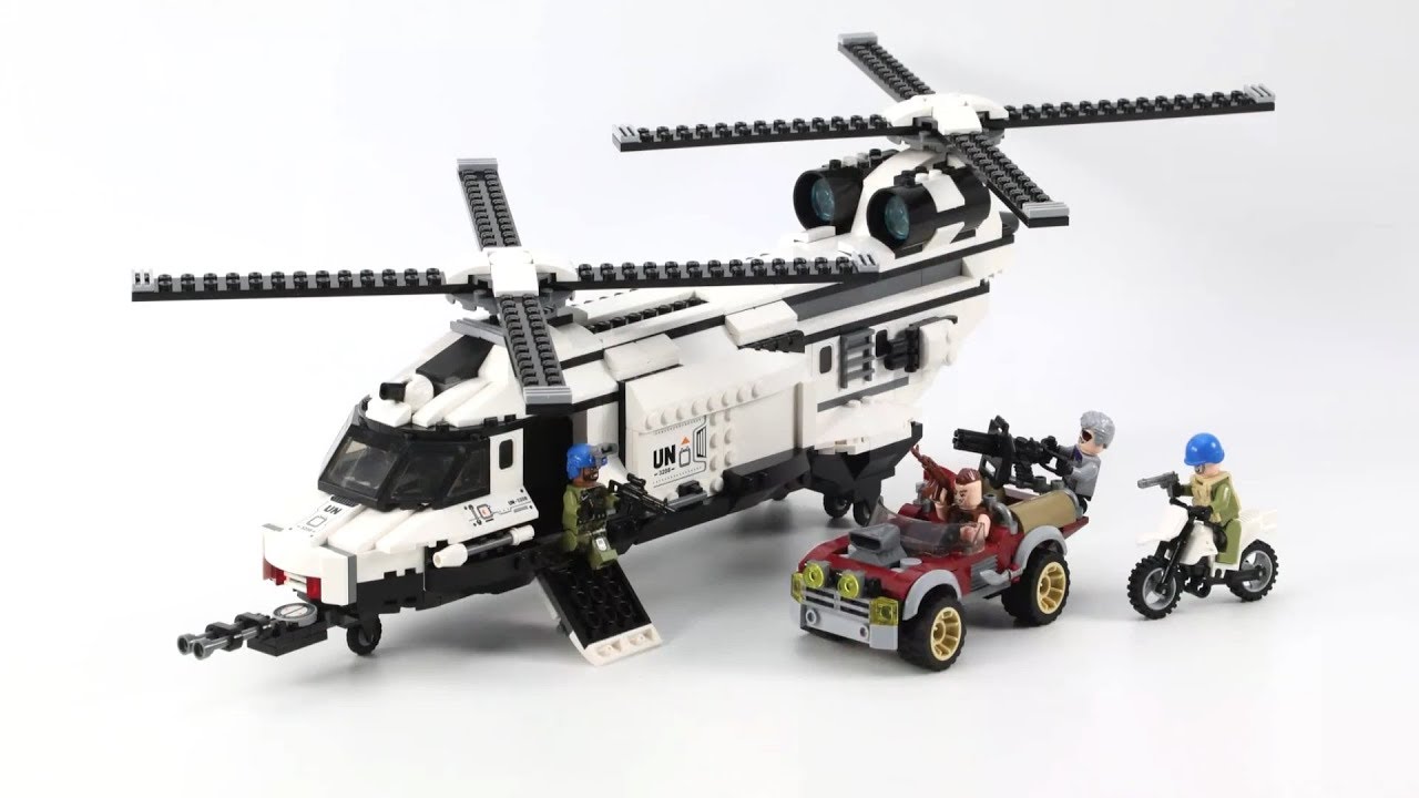 lego military helicopter