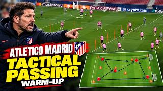Inside Atlético Madrid’s Tactical Passing Warm-Up | Diego Simeone Training Design