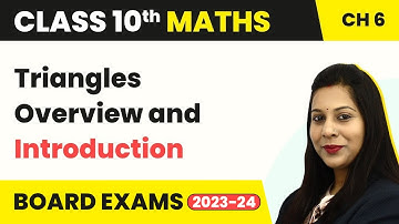 Triangles - Overview and Introduction | Class 10 Maths Chapter 6 | CBSE 2024-25