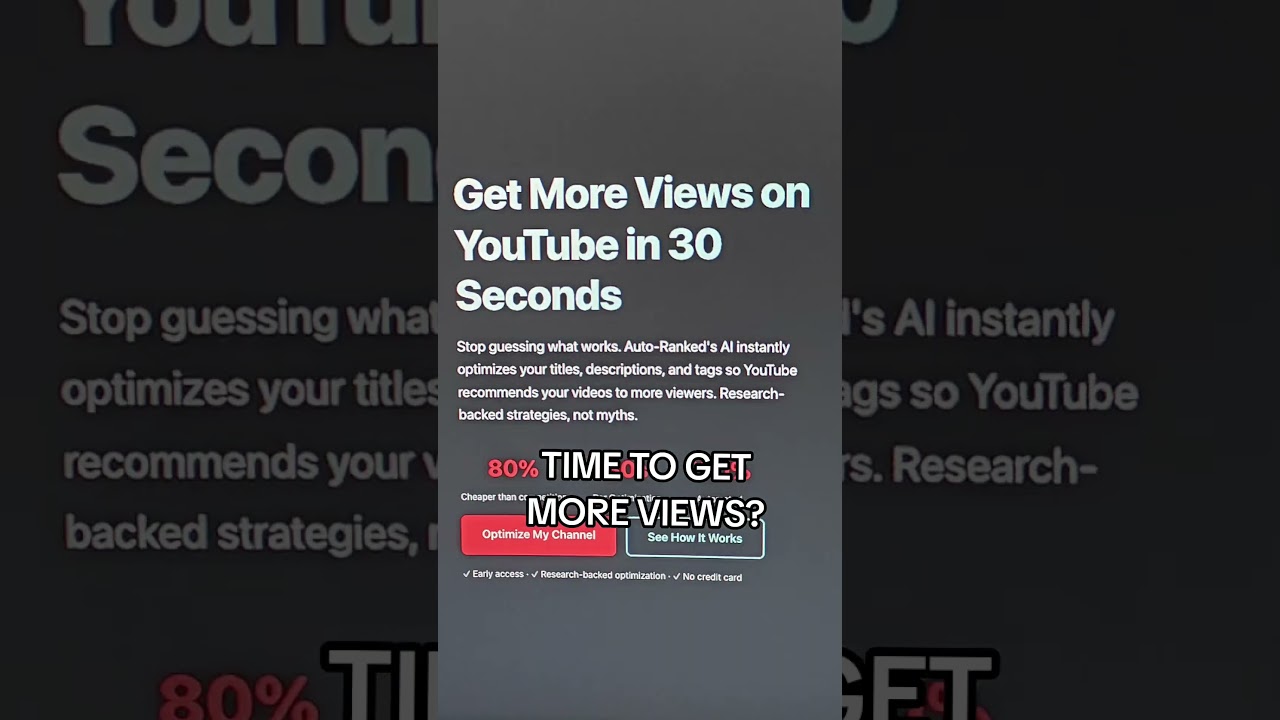 Want to get more views? 